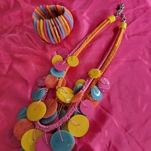 Sassy Jones Zanzibar Necklace and Bracelet